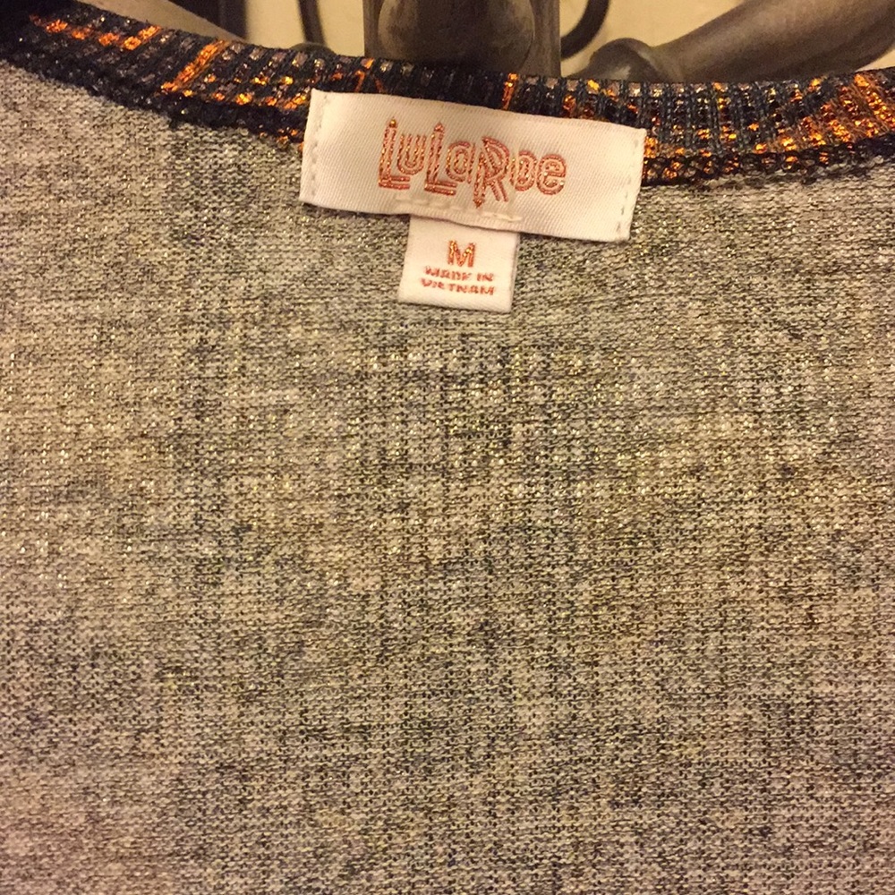 NWT Lula Roe Sarah Shimmery Cardigan - Picture 2 of 5